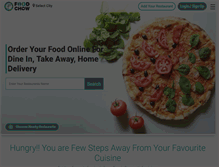 Tablet Screenshot of foodchow.com
